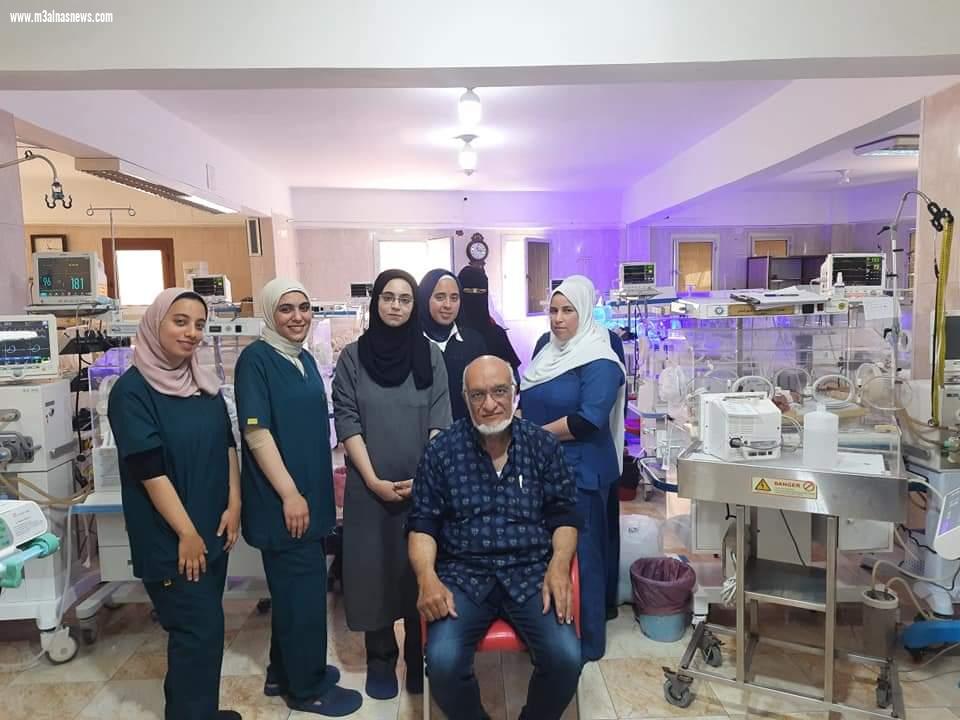 حضان بلطيم يحتفل باستقبال الحالة 10 آلاف